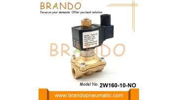 2W160-10-NO 3/8'' Normally Open Brass Solenoid Valve