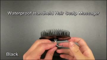 7.1aterproof Handheld Hair Scalp Massager Hair Cleaning Brush