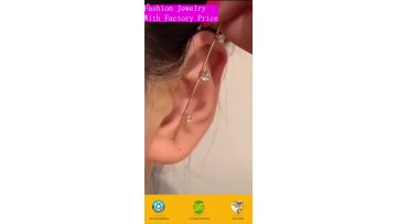 Wholesales fashion ear piercing earrings studs piercing jewelry set for women 2022 piercing earring1