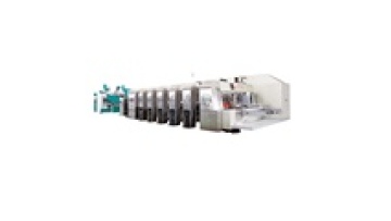 Model 920 4 color corrugated cardboard carton box printing printer and slotting die cutting production line machine for sale1