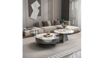 High-end custom high quality coffee table marble luxury modern living room coffee table set1