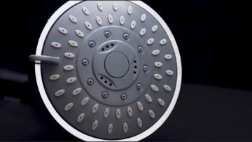 ABS Plastic 4.1 inch High Chrome Finishing Bathroom 5 Spray Modes Top Shower Heads1