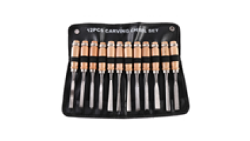 Wholesale Professional 12Pcs/Set Manual Wood Carving Hand Chisel Tool Set Carpenters Woodworking Carving Chisel1