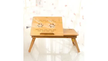 Foldable & Height-Adjustable Laptop Desk/Bed & Dormitory Lazy Simple Study Table1