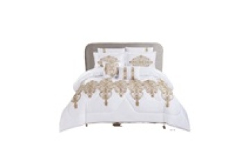 100% cotton custom duvet cover home 	 comforter sets bedding luxury  quilts embroidery bedding set1