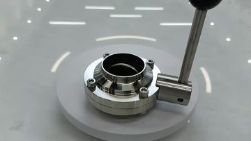 Stainless steel 304 316 stainless steel welded butterfly valve