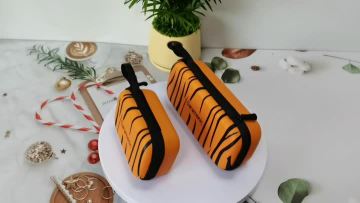 Oval eva earphone storage bag