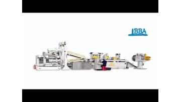 Euro-Asia BBA CTL line with Step lap and stacking systme HJ-400-4.mp4