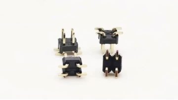 2.54mm Pitch Pin Header Connector Dual Row SMT H2.5mm 2*2P