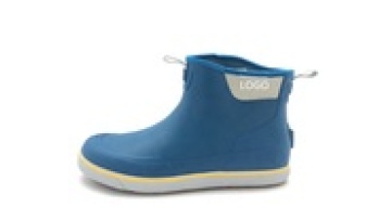 Men's and Women's Waterproof Rubber Ankle Deck Boots Water Sports Marine Ship Yard Shoes1