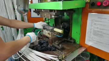 Cable tail plug production scene