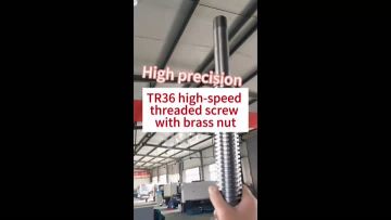 Tr36 High Speed Lead Screw | Heavy Duty Trapezoidal Screw in Action