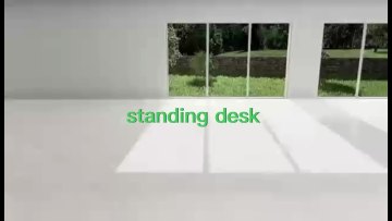 Motor modern  Electric Standing Desk Sit Stand Office Desk Adjustable Computer Desk With office table1
