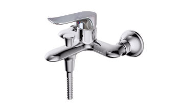 Wall-Mount Shower Valve Faucet Mixer Handheld Shower Brass
