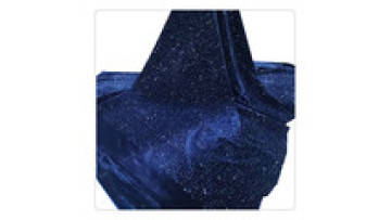 wholesale price sequin embroidery lace fabric 3mm velvet navy blue sequin fabric1