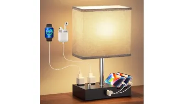 Versatile Dimmable USB C Reading Light with Phone Holder1