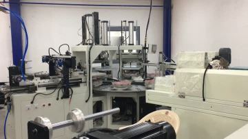 4 Color Glass Tableware Pad Printing Machine for Dinner Set.mp4