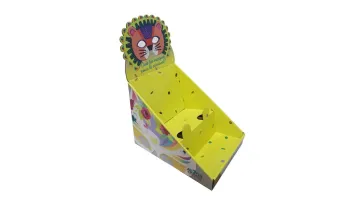 Customized Walmart PDQ Paper Display Shelf Supermarket Display Stand Food Corrugated Display Box1