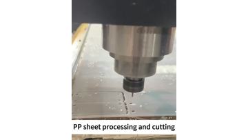 PP sheet processing and cutting