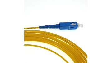 High Quality Communication and Telecommunications Simplex Sm G652d G657a G657b3 Sc/Upc-Sc/Apc RJ45  Utp Yellow Fiber Optic Cable1
