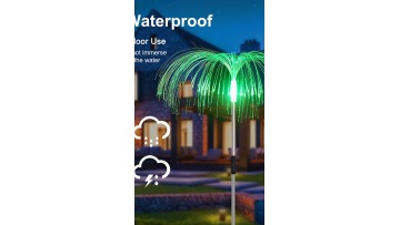 Remote Ctrl Rgb Colorful 4 in 1 5 in 1 Solar Led Optic Fiber Jellyfish Stake Light For Garden Landscape Park Villa Holiday Party1