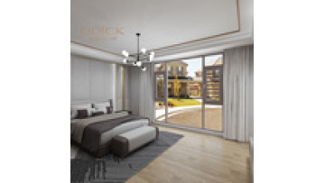 Facades Thermal Break Aluminum Casement Windows With Built In Blinds Window for villa1