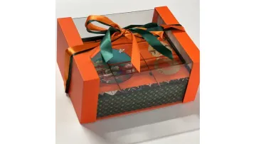 High-Grade Portable Acrylic Gift Box Mooncake Gift Box MID-Autumn Festival′s Box1