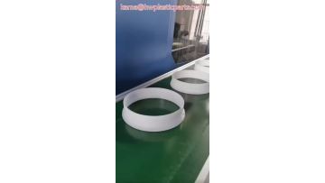 White injection molding plastic parts  fixed ring