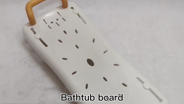 Medical Plastic Portable Bath Tub Seat Board Elderly Shower Bench With Armrest1