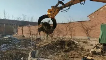 Industrial Using Automatic Grab Hydraulic Wood Grapple1