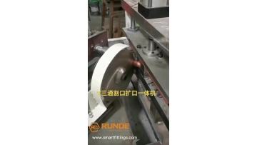 cutting copper y tee