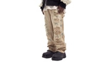 Fashionable Design Baggy Distressed Jeans Pant Pocket Long Trousers for Men1