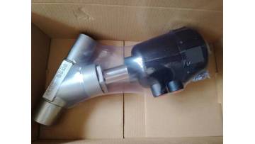 Pneumatic Angle seat valve with plastic head