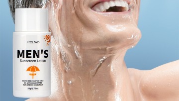 Wholesale Private label organic Whitening Anti Wrinkle Moisturizer spf 50 Protect skin uv men's Sunscreen lotion1