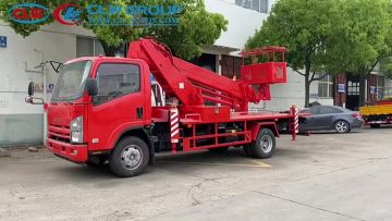 Isuzu Double Row meters aerial truck