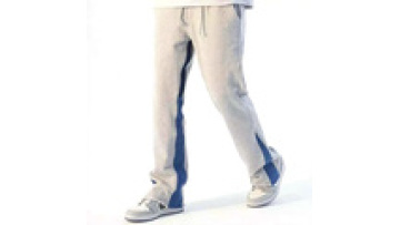 Mens Flare Sweatpants Side Pockets Patched Work Stacked Flare Men Joggers Pants1