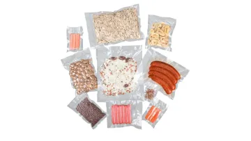in Stock and Custom Clear Transparent Nylon PE Laminated Plastic Food Storage Packaging Chamber Vacuum Sealer Bags1