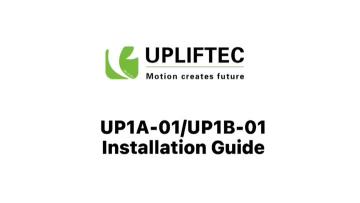UP1A-01 Dual Motor Standing Desk Installation Guide
