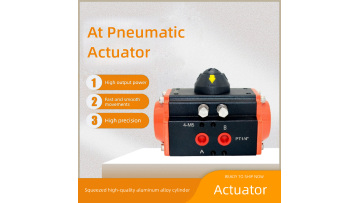 AT Pneumatic Actuator Real-View: Compact Dual-Piston Valve Drive for Ball & Butterfly Valves