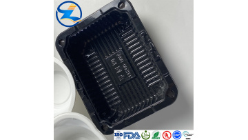 Disposable PP material black takeout bottom 