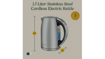 EcoBrew Pro: Instant Boil Smart Kettle – 1.7L Stainless Stee
