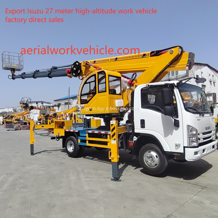 Isuzu 27 Meter High Altitude Work Vehicle