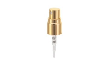 12/410 Shiny Gold Aluminum Fine Mist Sprayer