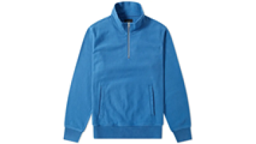 Mens Blank Quarter 1/4 Zip Up Pullover Cotton Hoodie for Men High Quality1