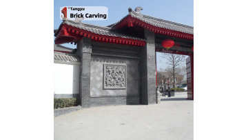 Everything goes smoothly with brick carving