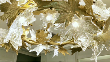 Lavius brass Copper chandelier