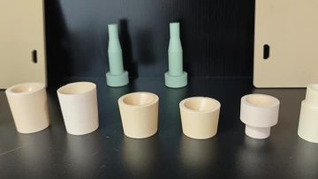 Ceramic funnel
