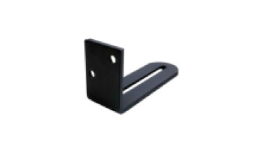 Sliding Barn Door Guide Carbon Steel L Shape Bracket Black Powder Coated Screw Fixed Adjustable for Home Office Hotel1