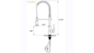 2022 Hot Sale Sink Mixer for Kitchen Basin Mixer for Kitchen Single Handle Pullout Kitchen Mixer1