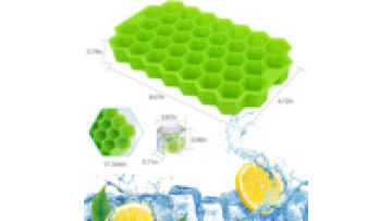 Food Storage Freezer Mold 37 Cavities Honeycomb Shaped Silicone Ice Cube Tray1